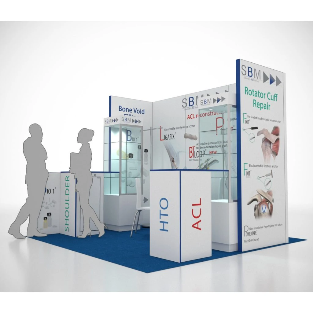 10 x 10 trade show booth idea 1 point 2 3
