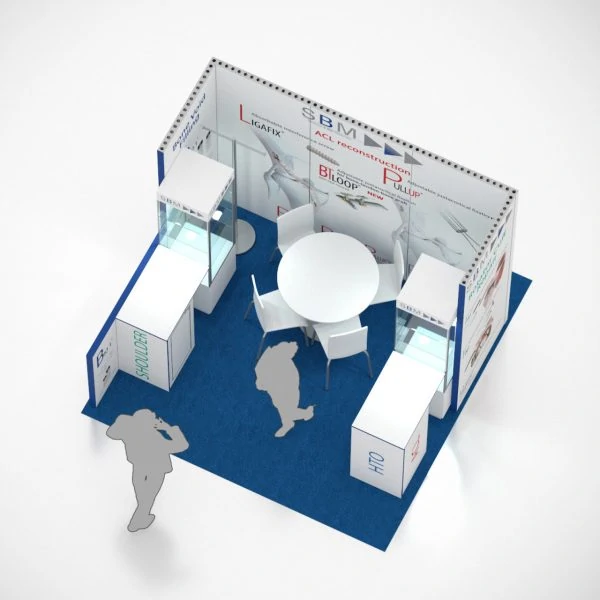 10 x 10 trade show booth idea 1 point 2 5