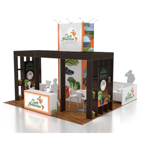 20 x 20 Food Beverage Trade Show Booth Rental 1
