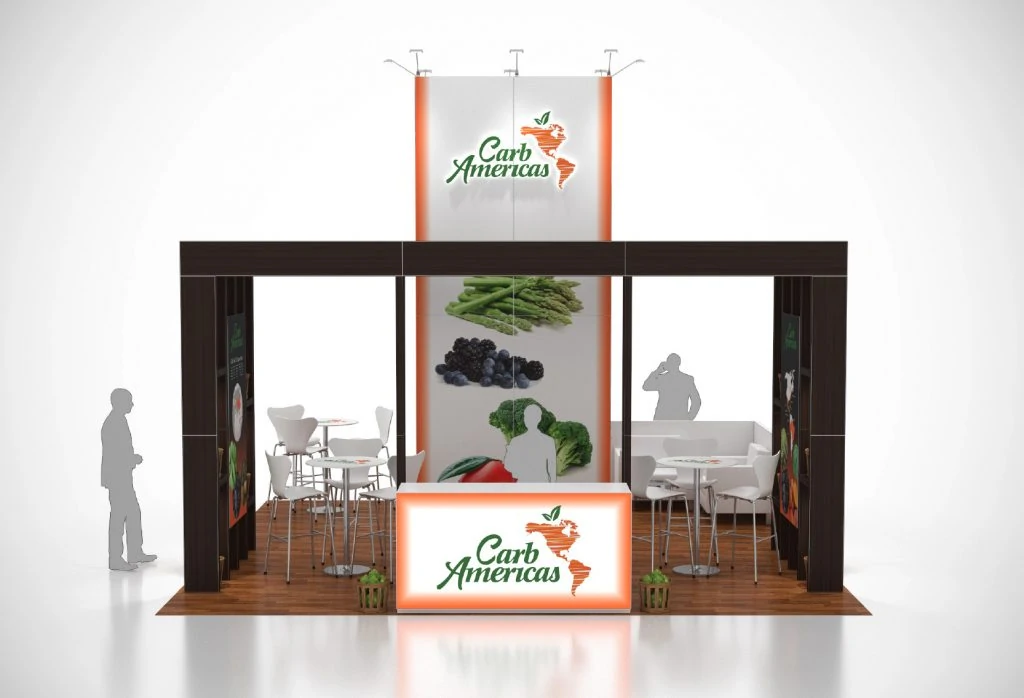 20 x 20 Food Beverage Trade Show Booth Rental 2