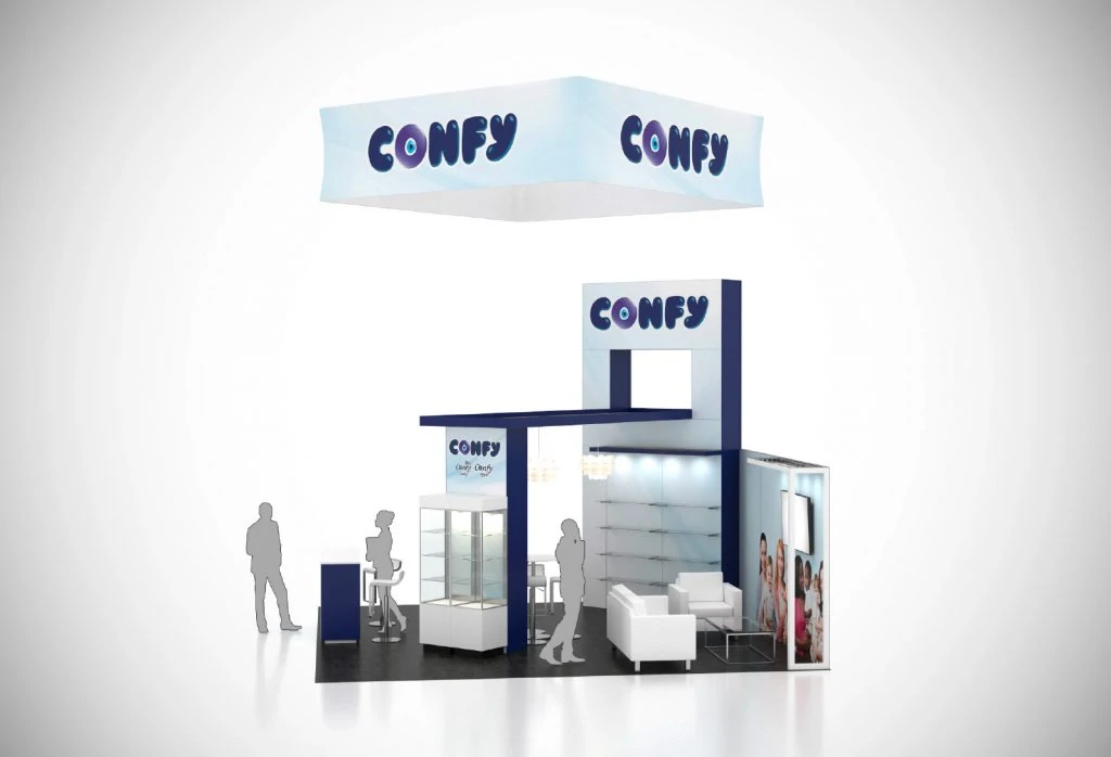 20x20 Product Showcase Booth Rental 2