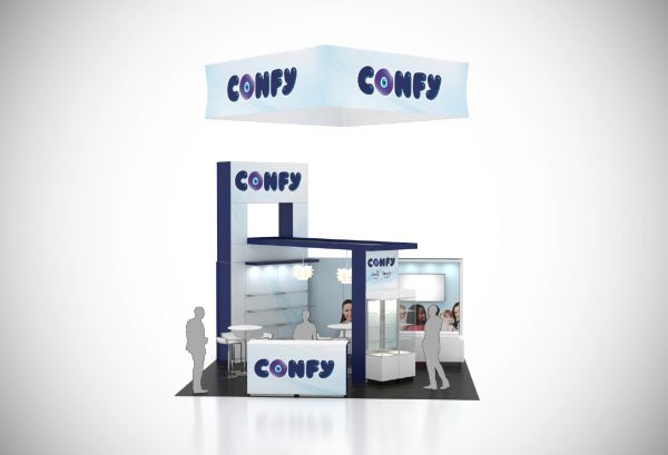 20x20 Product Showcase Booth Rental 3