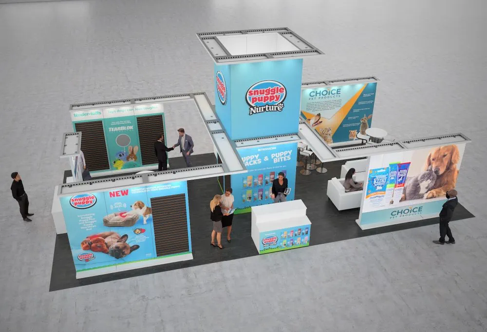 20x40 Pet Brand Trade Show Booth Rental Page 7 Image 0001